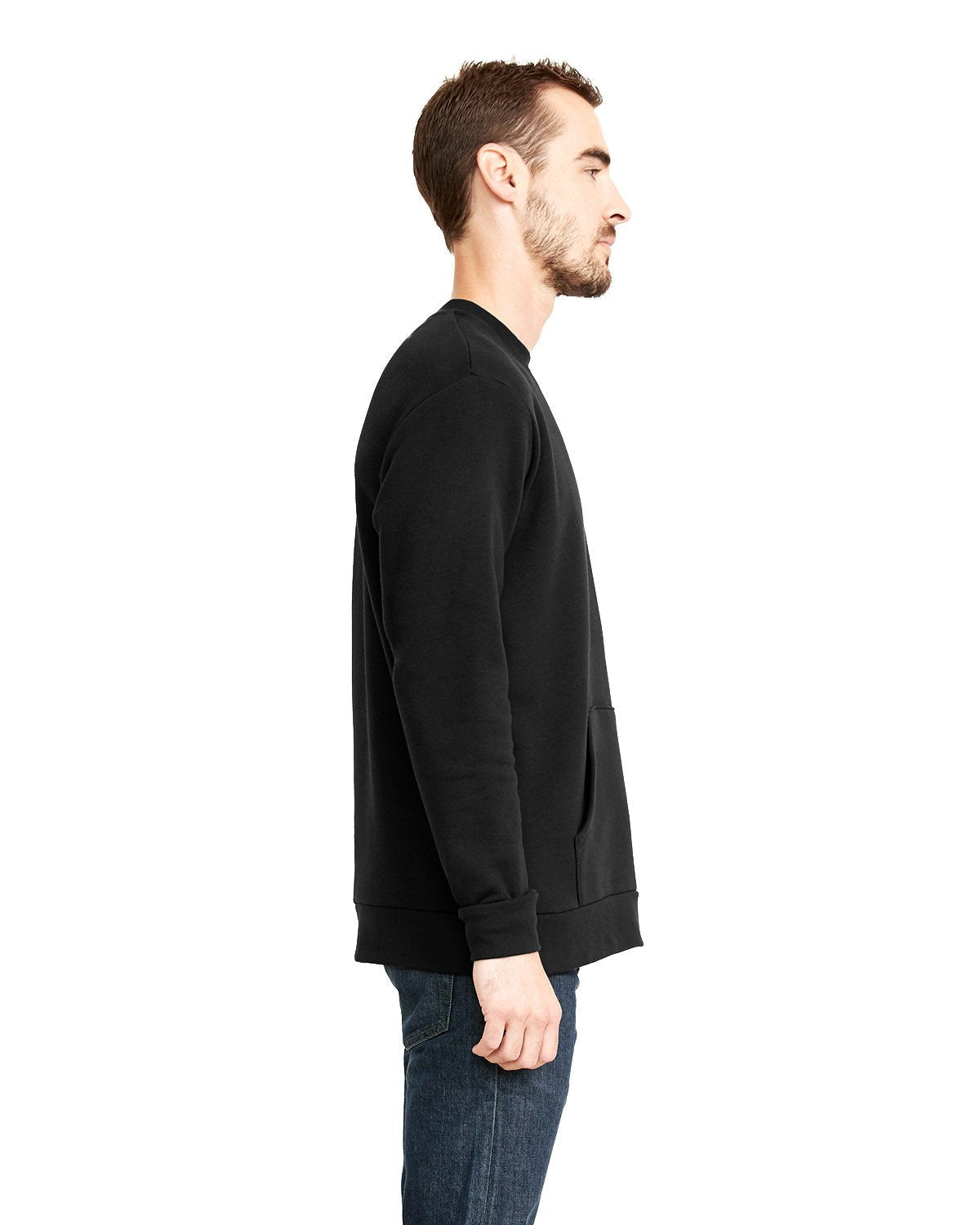 9001-Next Level Apparel-BLACK-Next Level Apparel-Sweatshirts-3