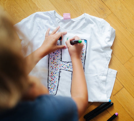 Fabric Markers and Stencils: Endless Possibilities on Blank T-Shirts - Threadsy