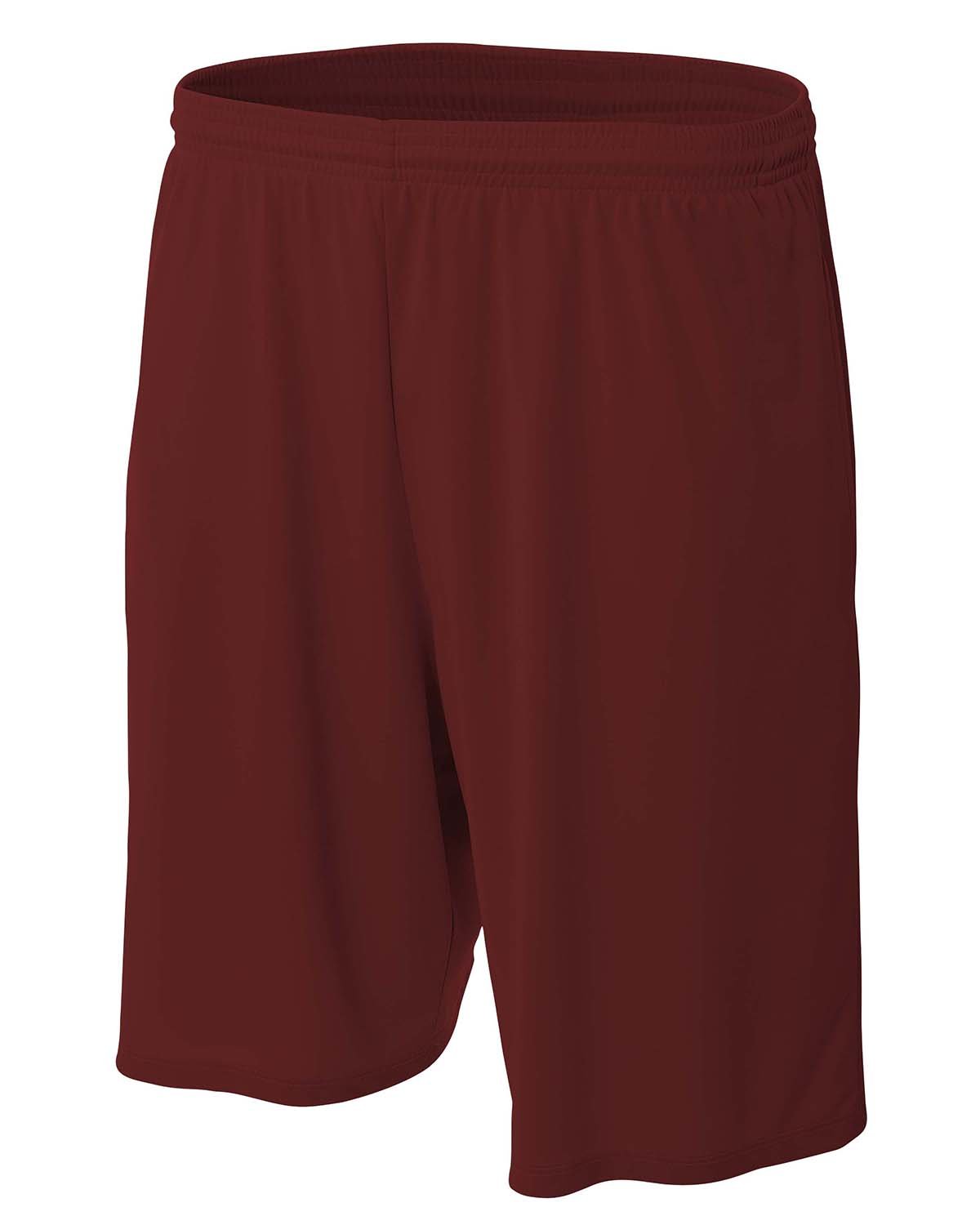 N5338-A4-MAROON-A4-Shorts-1