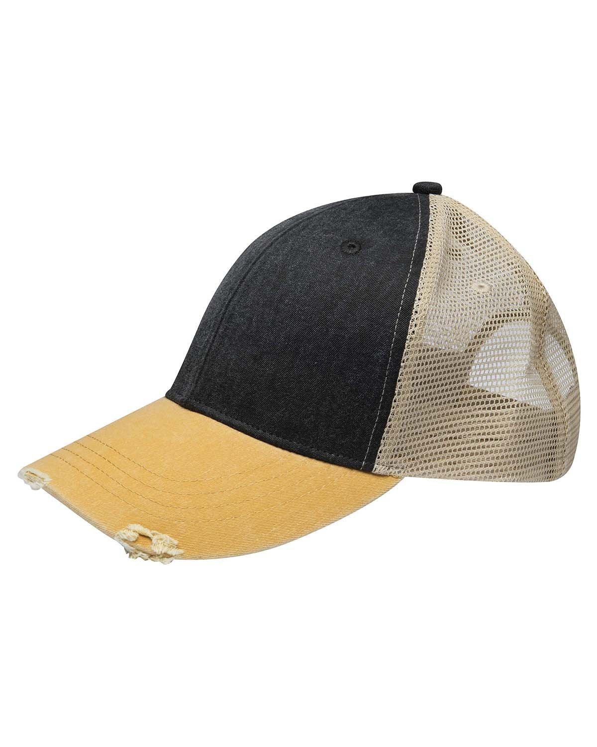 OL102-Adams-BLK/ MSTRD/ TAN-Adams-Headwear-1