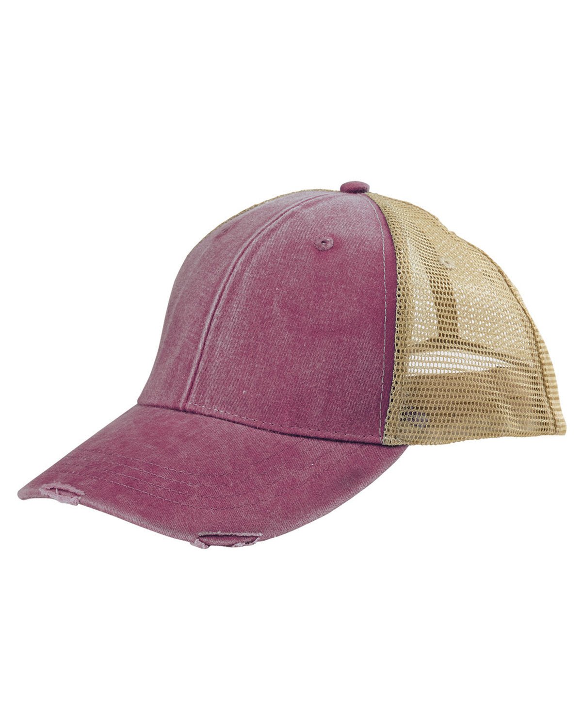 OL102-Adams-BURGUNDY/ TAN-Adams-Headwear-1