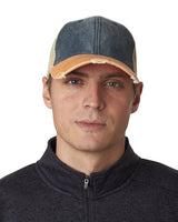 OL102-Adams-NVY/ TNGRNE/ TAN-Adams-Headwear-1