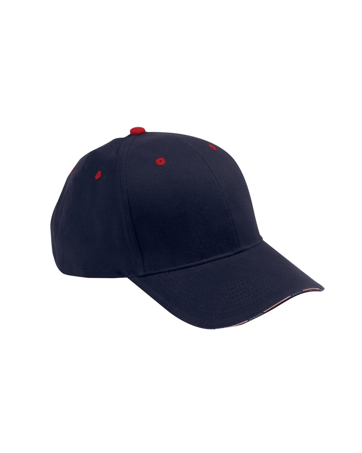 PA102-Adams-NAVY/ RED-Adams-Headwear-1