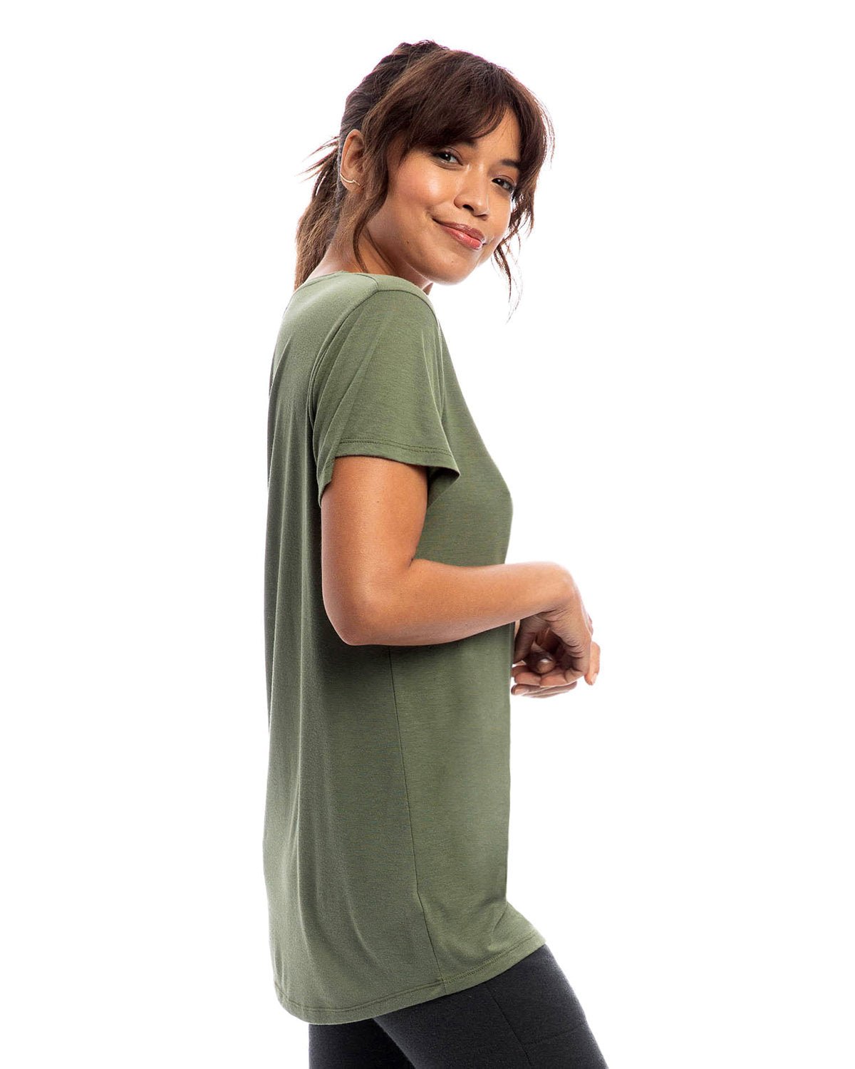 2894B2-Alternative-ARMY GREEN-Alternative-T-Shirts-3