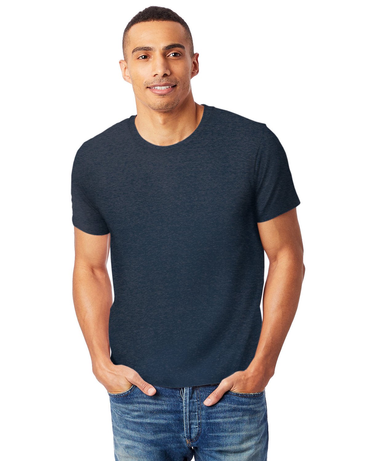 AA1070-Alternative-HTHR MDNITE NAVY-Alternative-T-Shirts-1