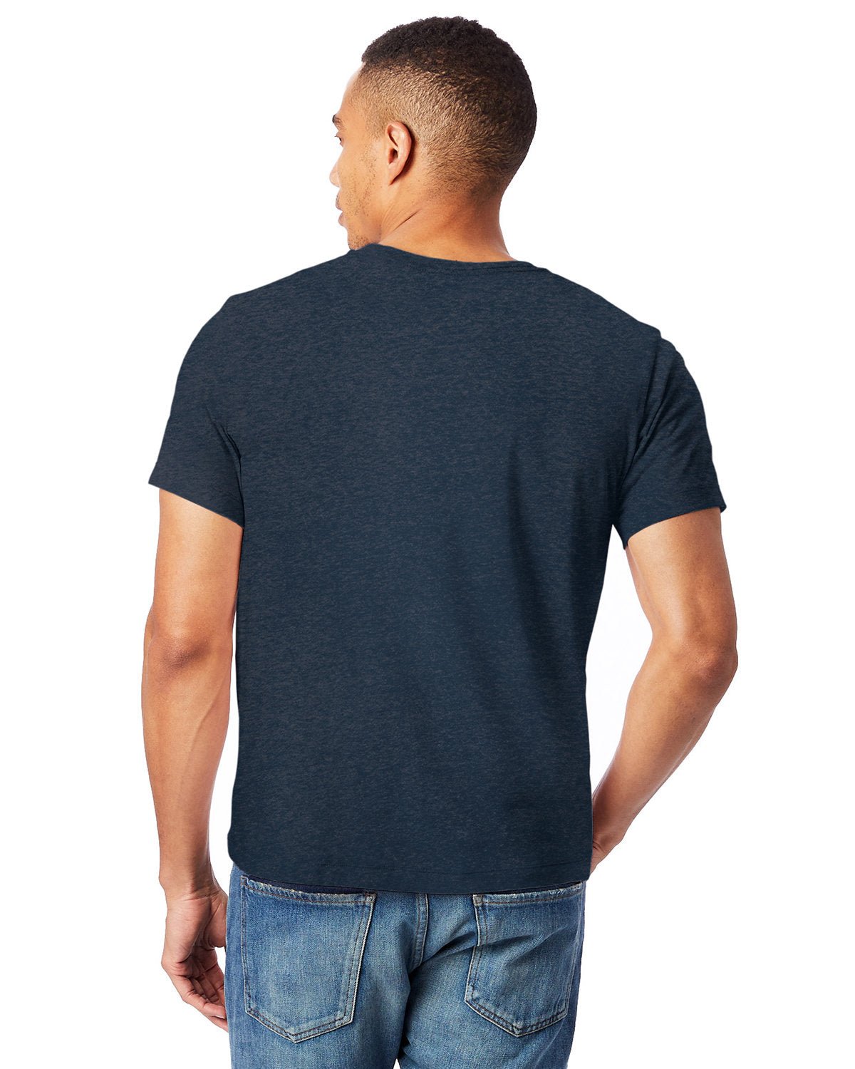 AA1070-Alternative-HTHR MDNITE NAVY-Alternative-T-Shirts-2