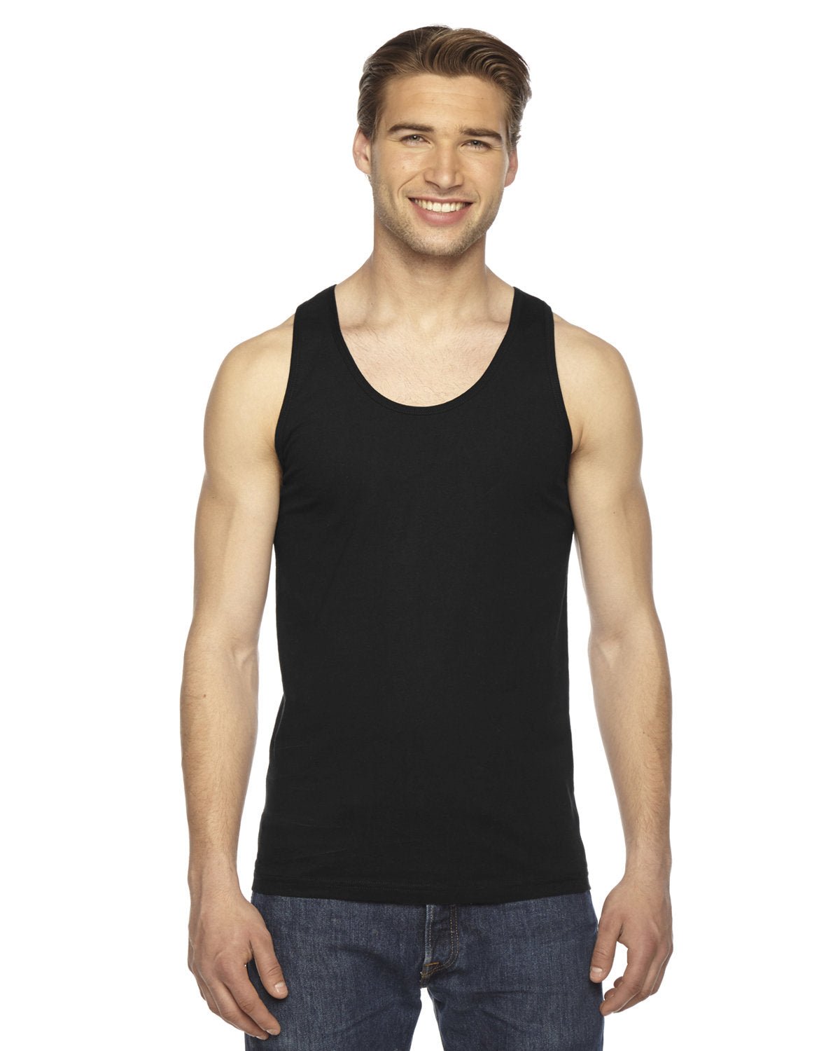 2408-American Apparel-BLACK-American Apparel-T-Shirts-1