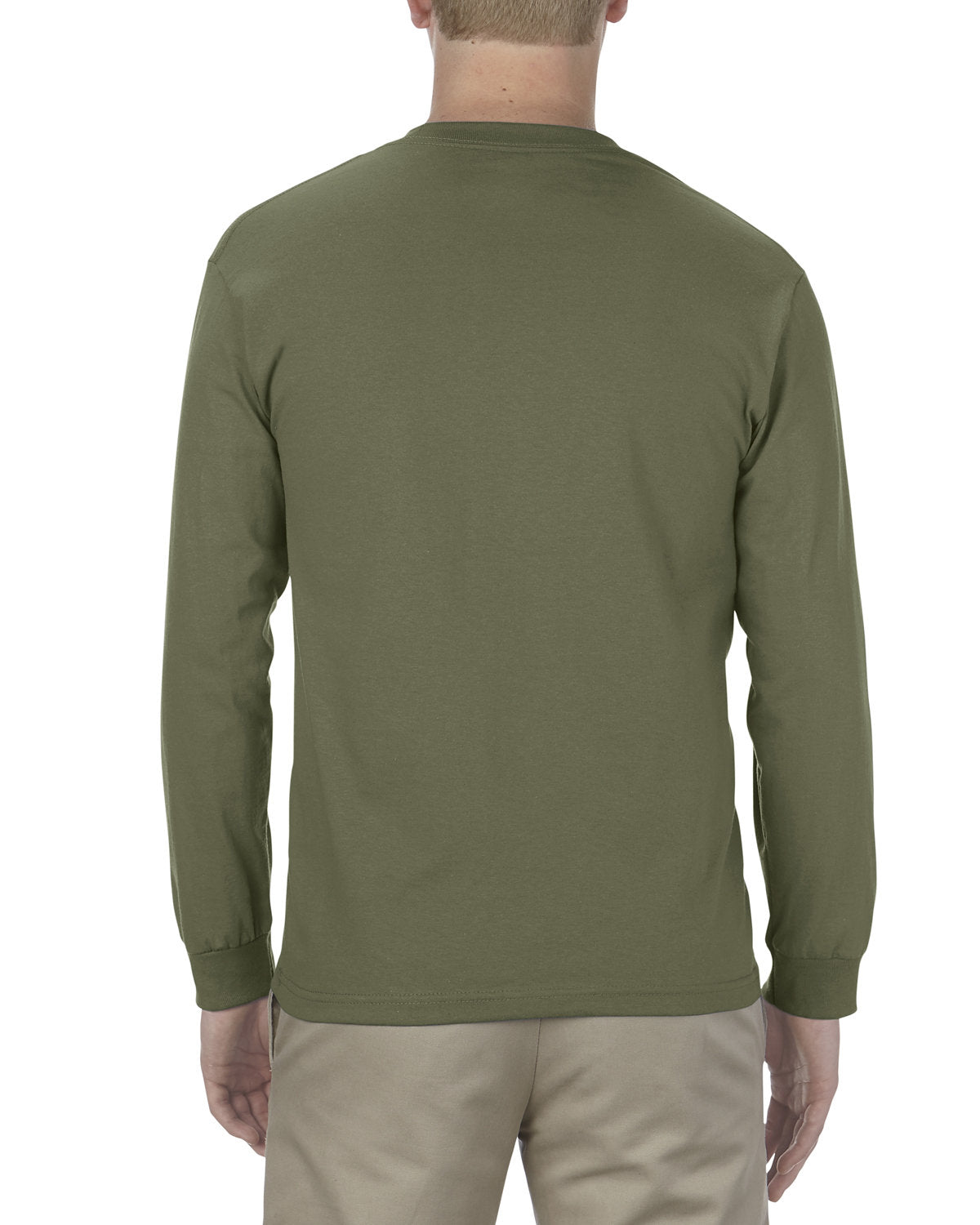 AL1304-American Apparel-MILITARY GREEN-American Apparel-T-Shirts-2