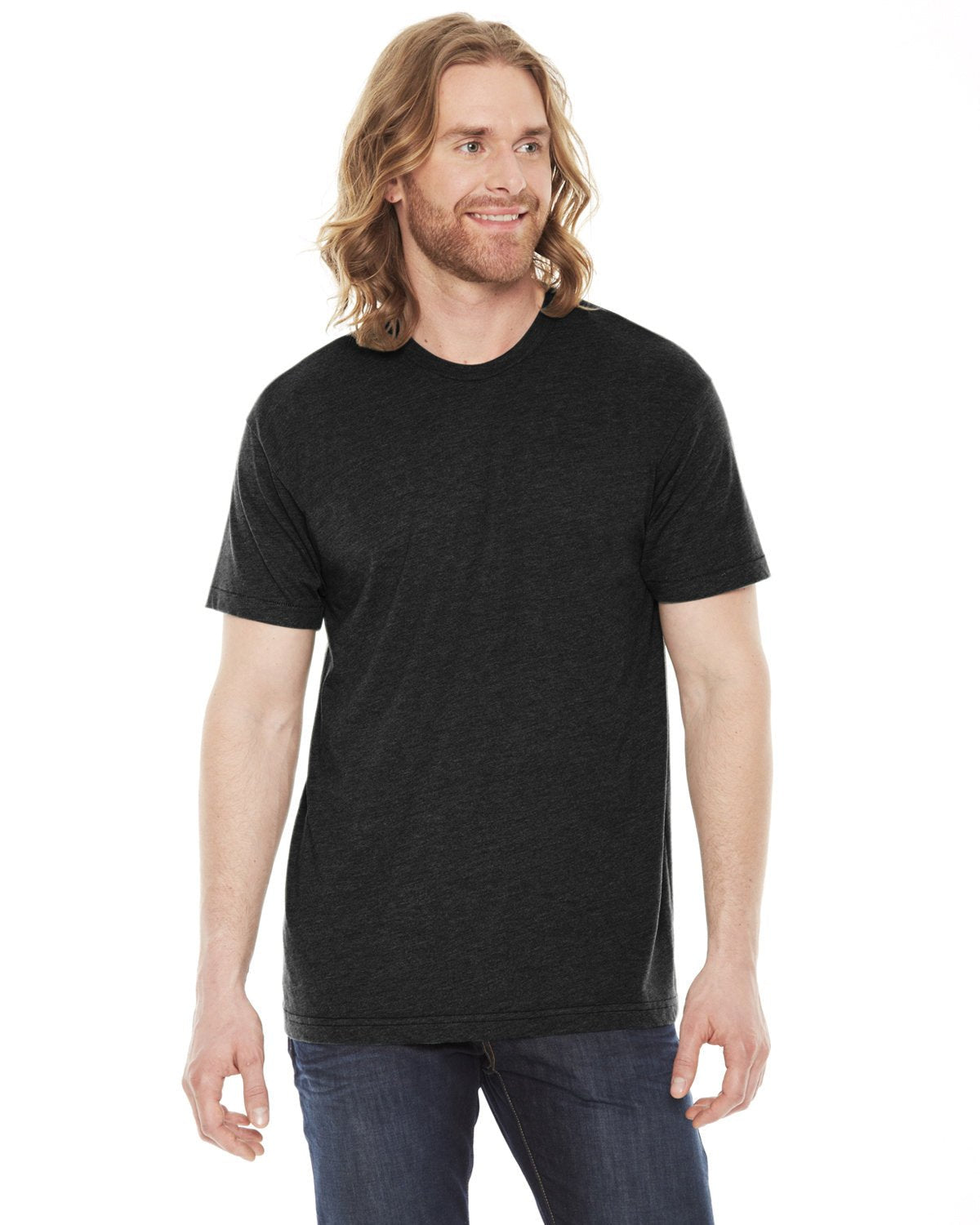 BB401-American Apparel-HEATHER BLACK-American Apparel-T-Shirts-1