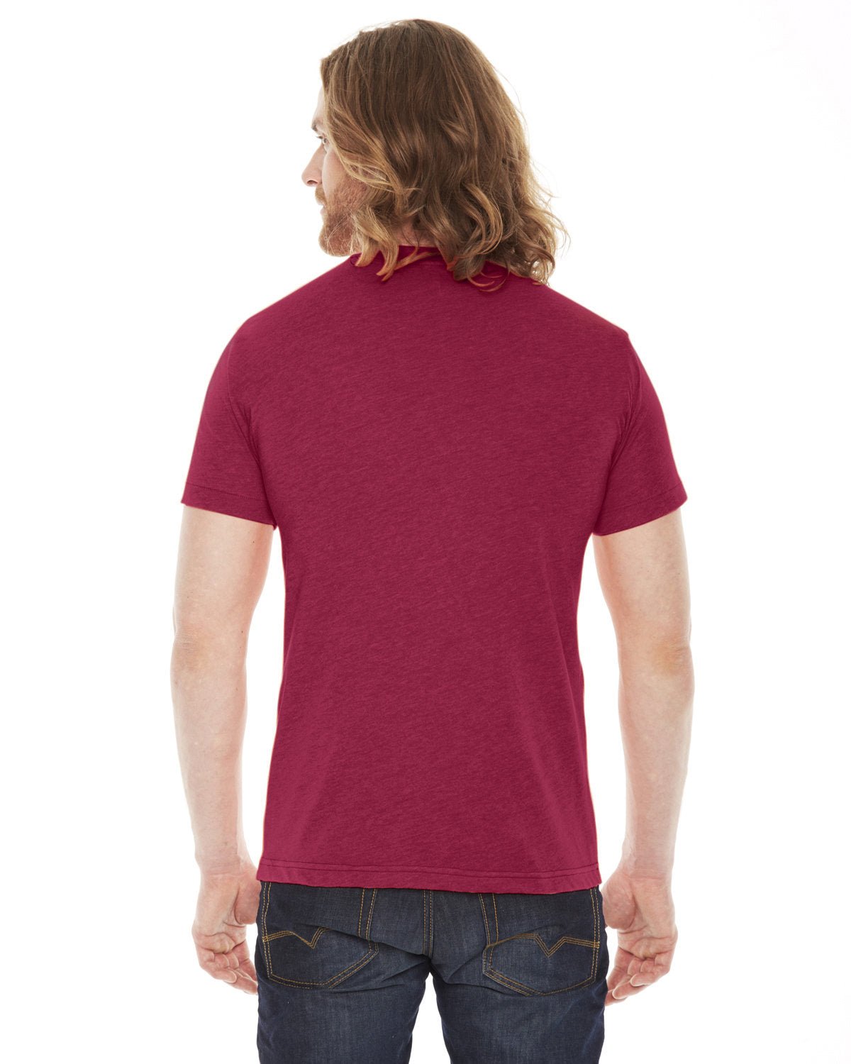 BB401-American Apparel-HEATHER RED-American Apparel-T-Shirts-2