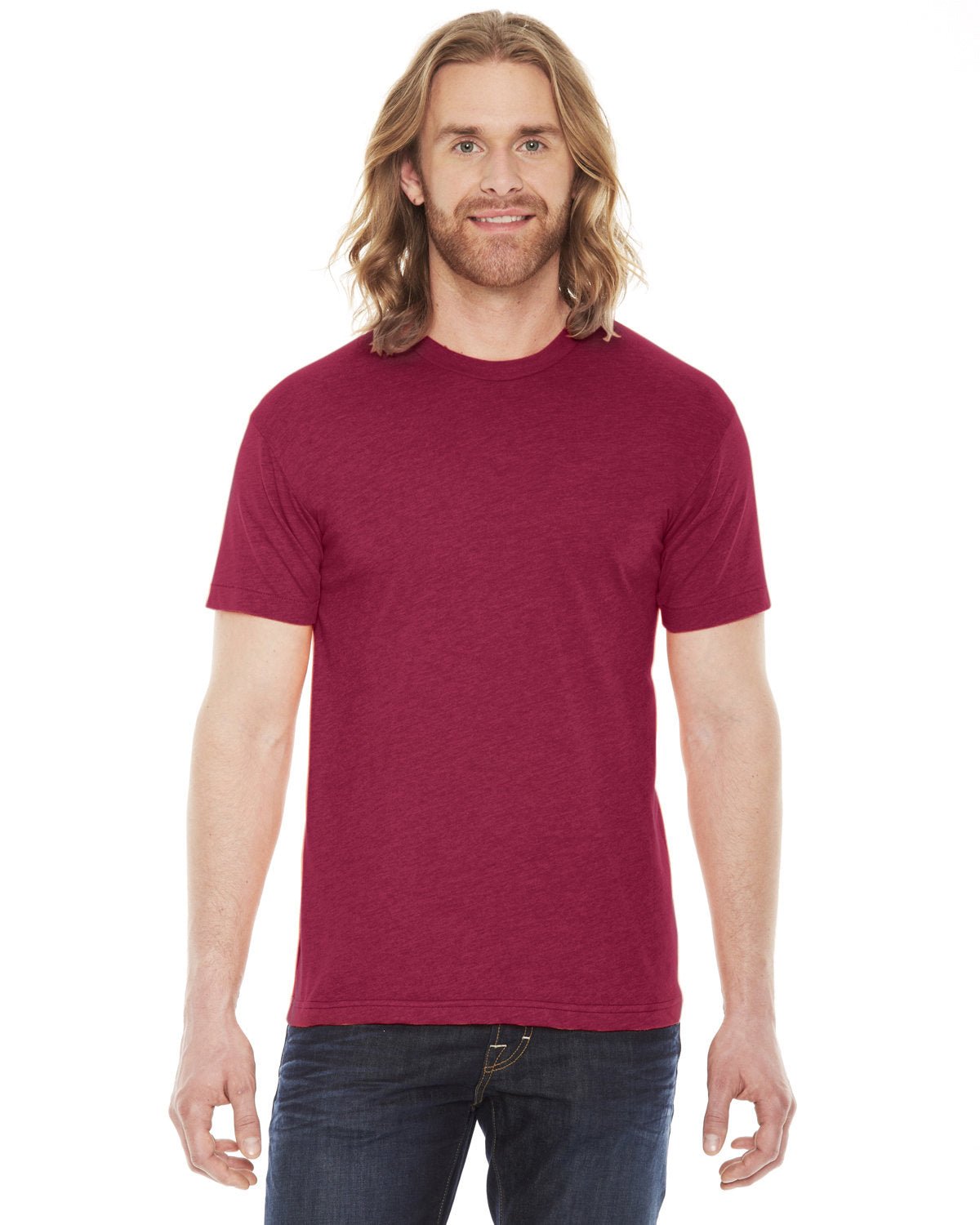 BB401-American Apparel-HEATHER RED-American Apparel-T-Shirts-1