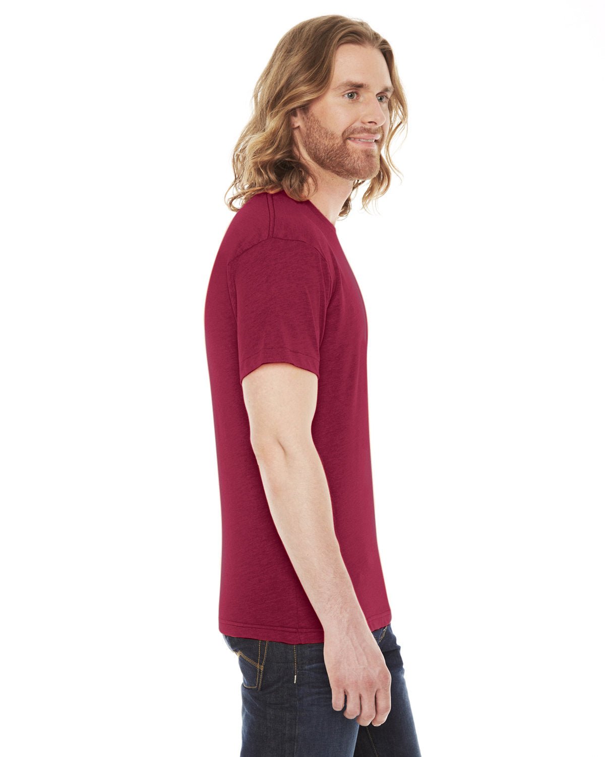 BB401-American Apparel-HEATHER RED-American Apparel-T-Shirts-3