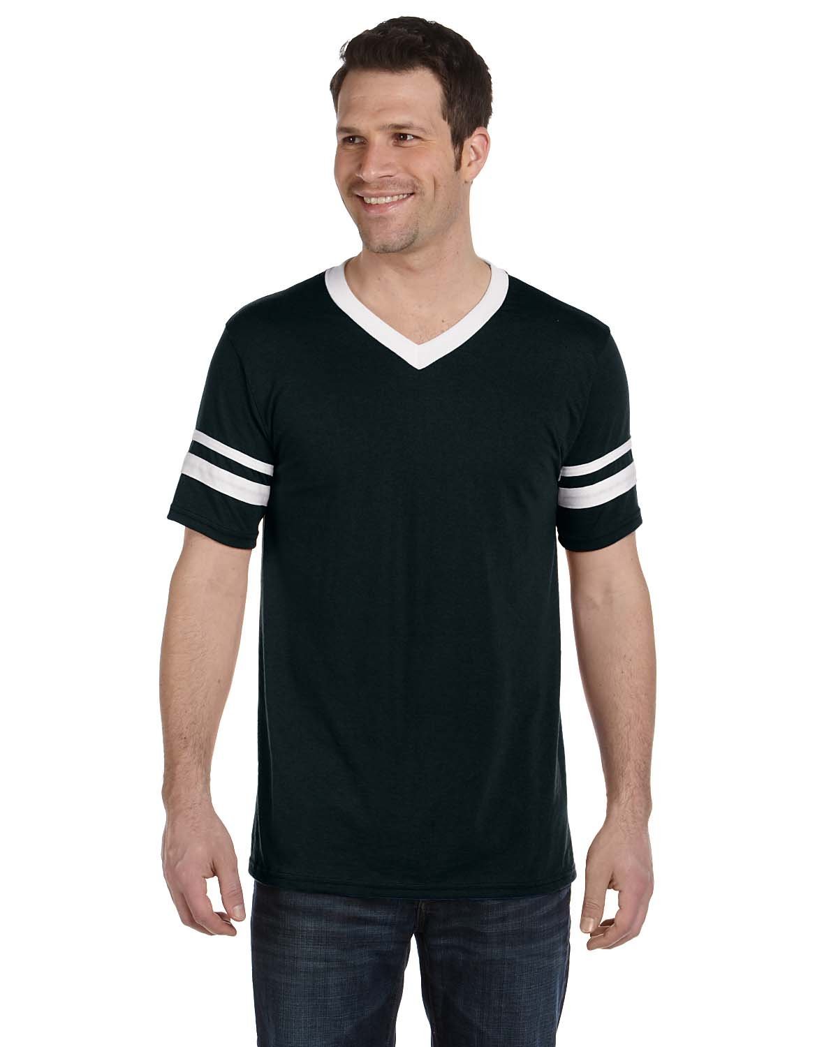 360-Augusta Sportswear-BLACK/ WHITE-Augusta Sportswear-T-Shirts-1