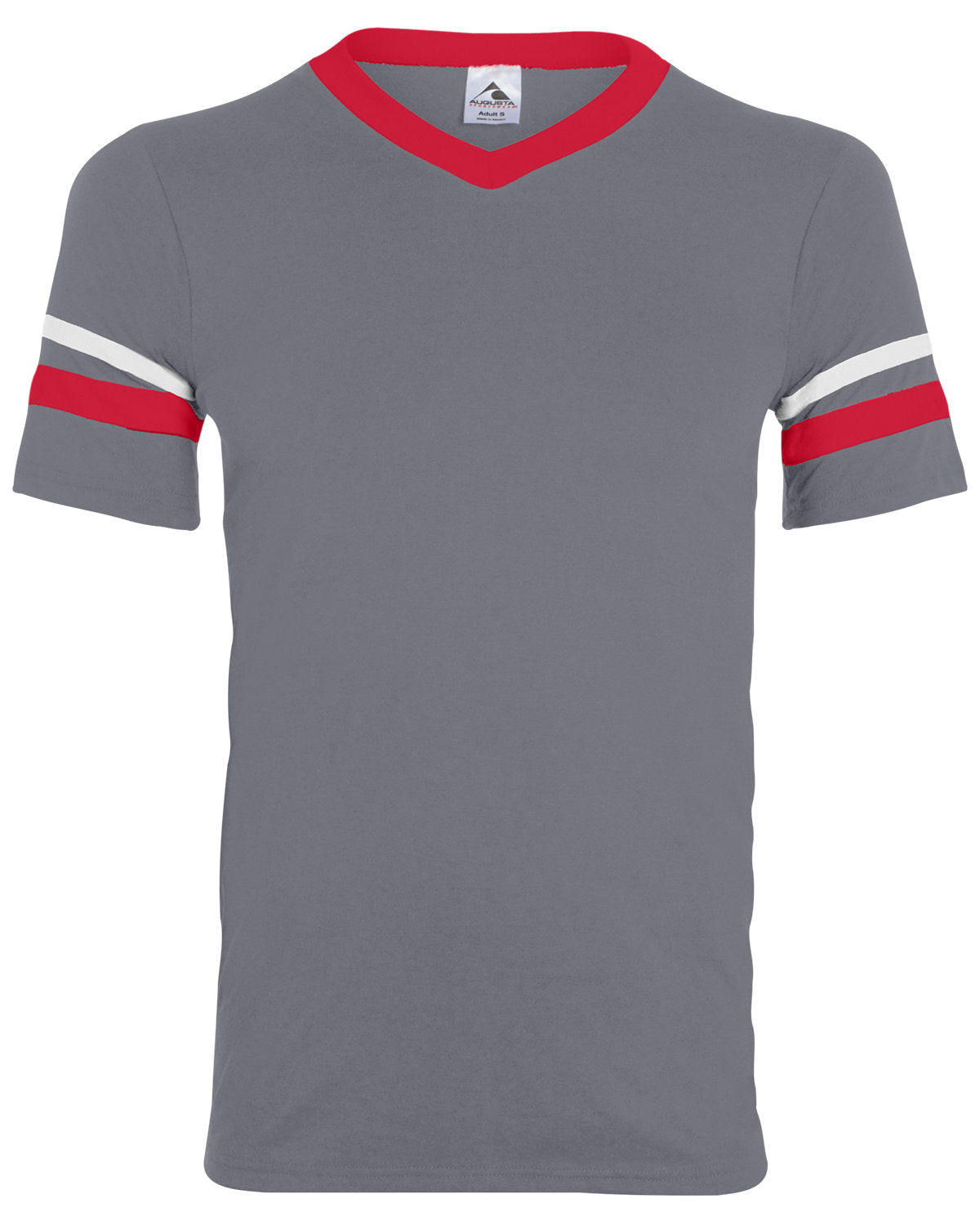 360-Augusta Sportswear-GRPHITE/ RED/ WH-Augusta Sportswear-T-Shirts-1