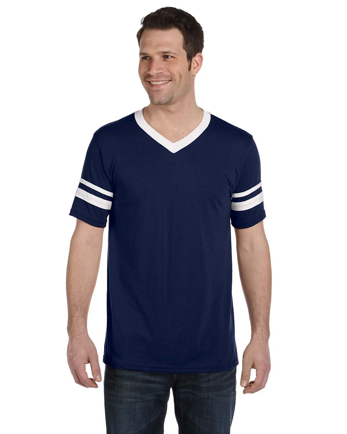 360-Augusta Sportswear-NAVY/ WHITE-Augusta Sportswear-T-Shirts-1