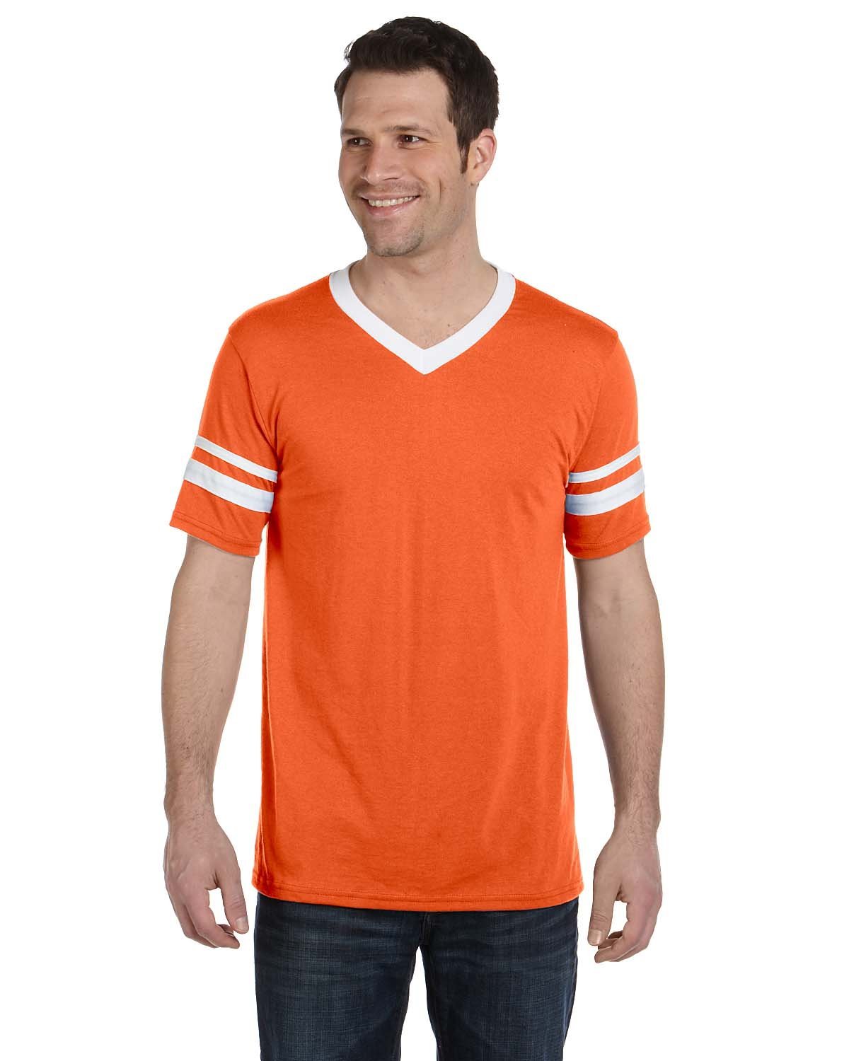 360-Augusta Sportswear-ORANGE/ WHITE-Augusta Sportswear-T-Shirts-1