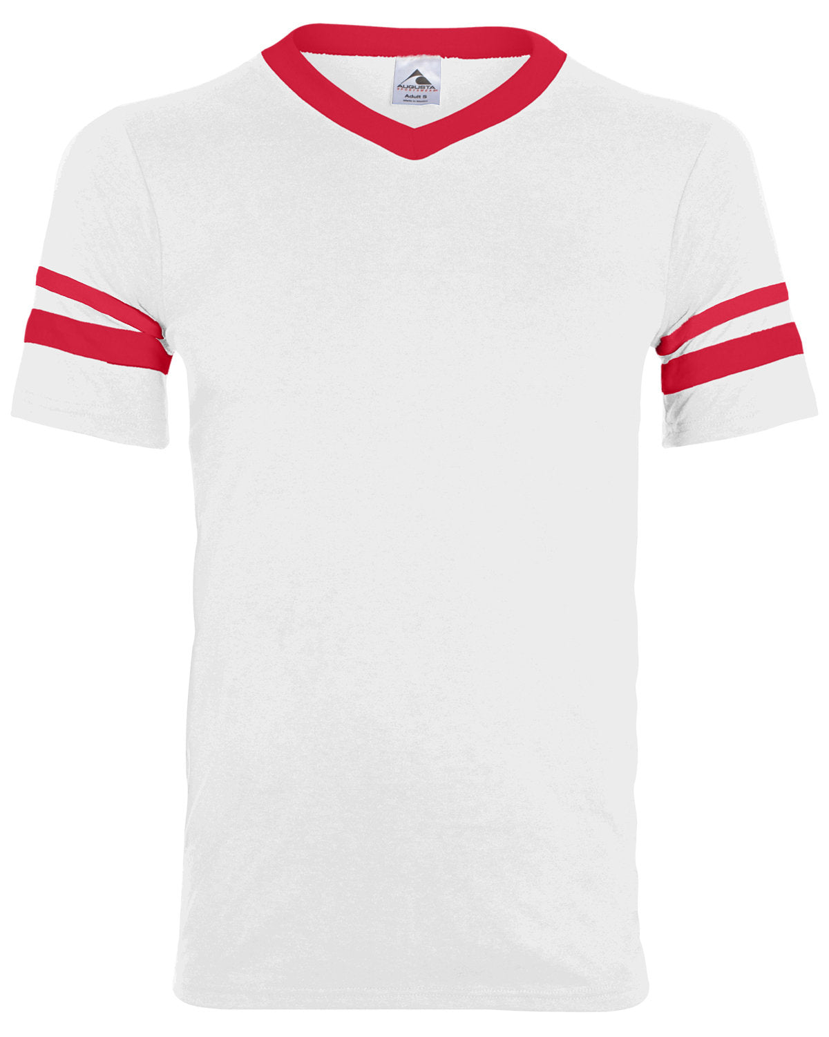 360-Augusta Sportswear-WHITE/ RED-Augusta Sportswear-T-Shirts-1