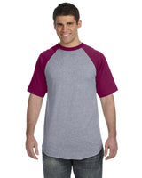 423-Augusta Sportswear-ATH HTHR/ MAROON-Augusta Sportswear-T-Shirts-1