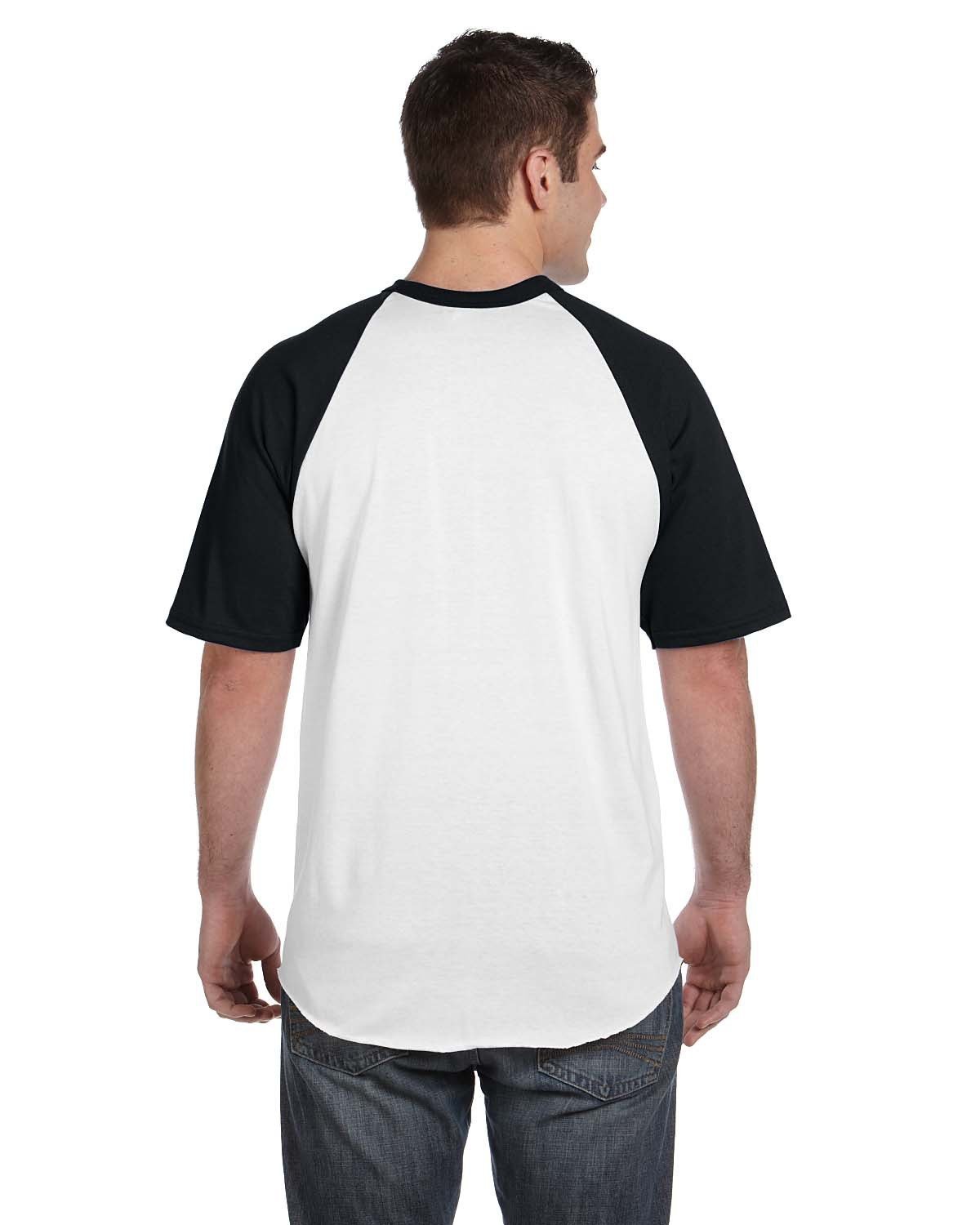 423-Augusta Sportswear-WHITE/ BLACK-Augusta Sportswear-T-Shirts-2