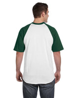 423-Augusta Sportswear-WHITE/ DRK GREEN-Augusta Sportswear-T-Shirts-2