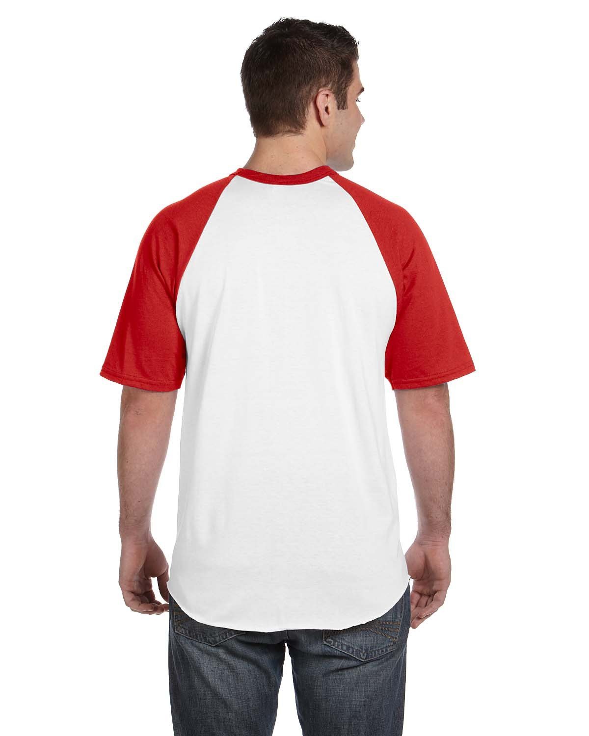 423-Augusta Sportswear-WHITE/ RED-Augusta Sportswear-T-Shirts-2