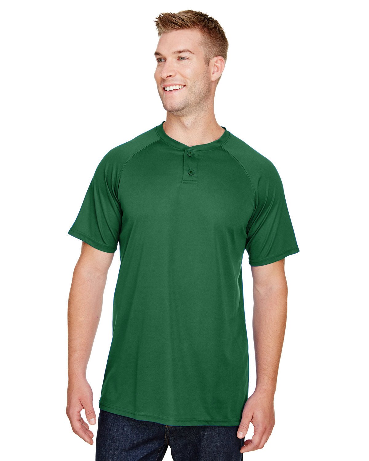 AG1565-Augusta Sportswear-DARK GREEN-Augusta Sportswear-T-Shirts-1