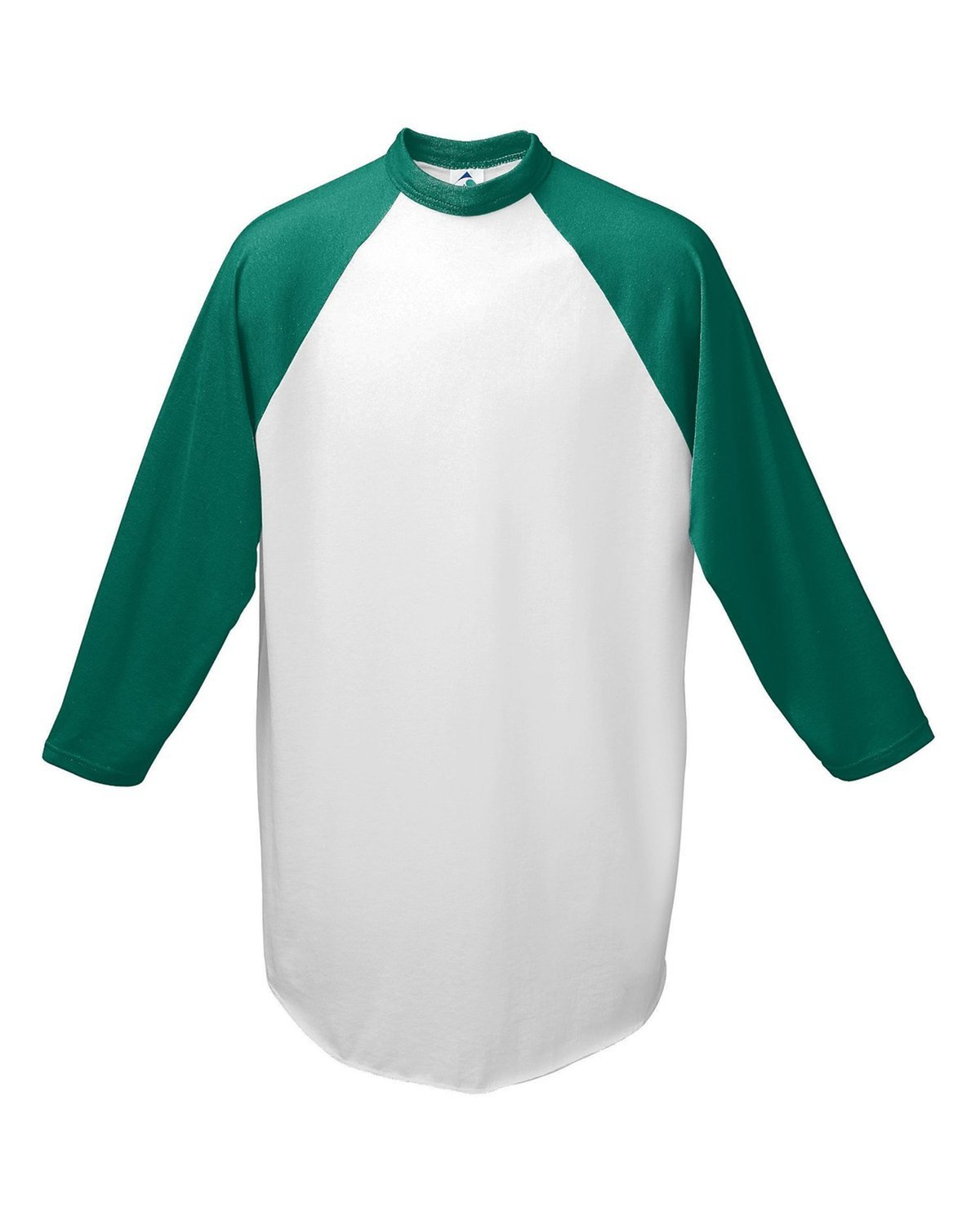 AG4420-Augusta Sportswear-WHITE/ DRK GREEN-Augusta Sportswear-T-Shirts-1