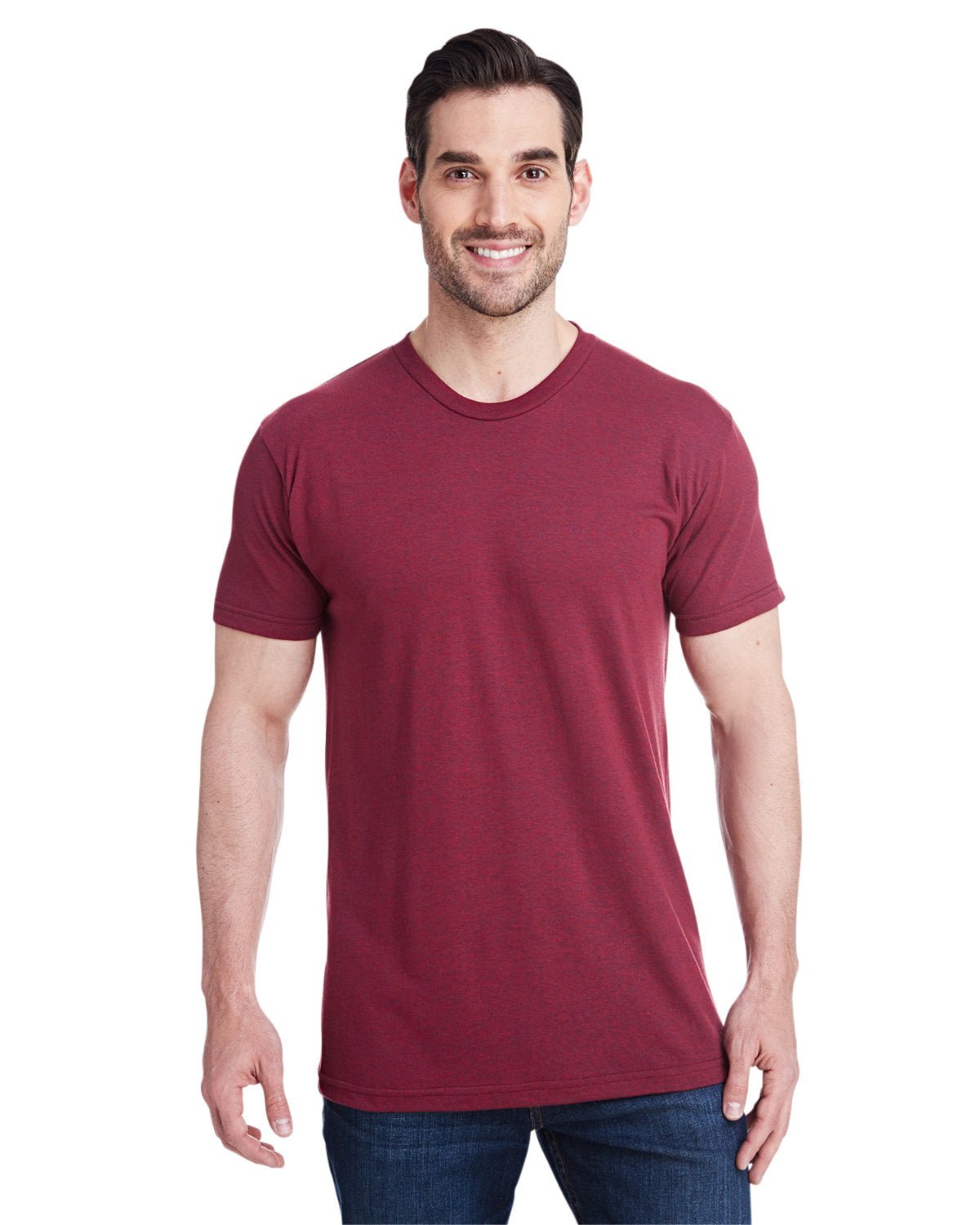 5710-Bayside-TRI CRANBERRY-Bayside-T-Shirts-1