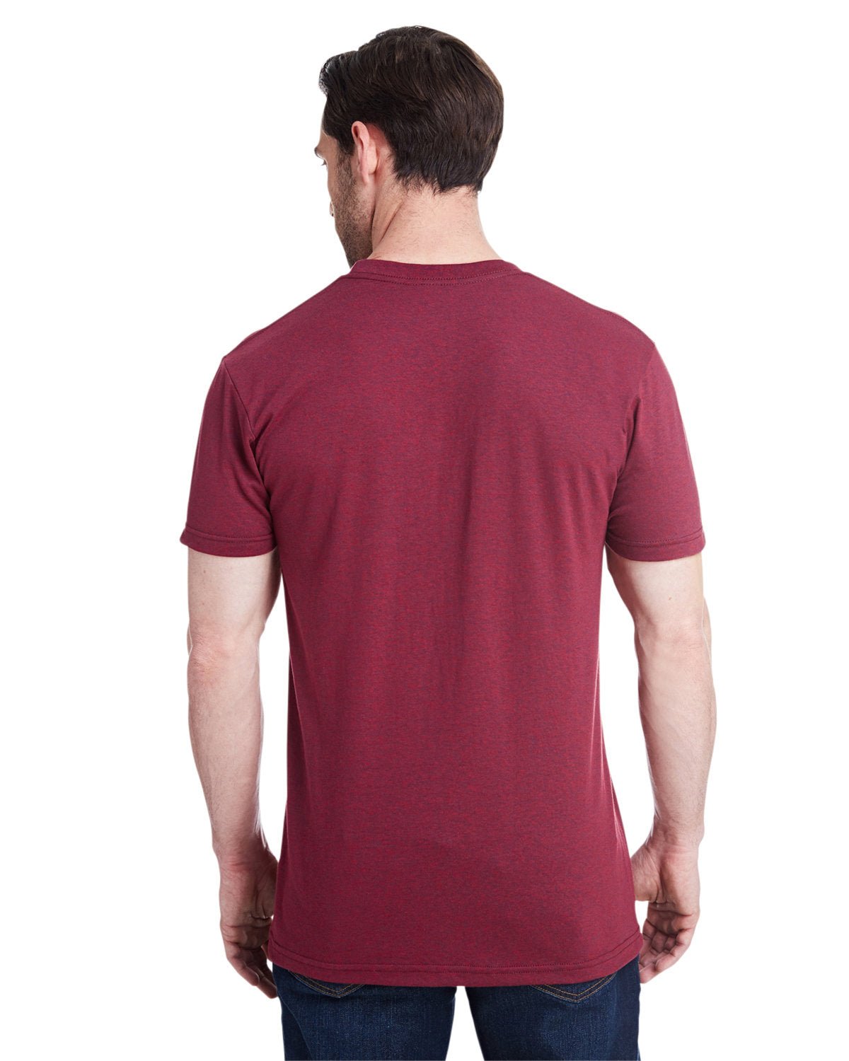 5710-Bayside-TRI CRANBERRY-Bayside-T-Shirts-2