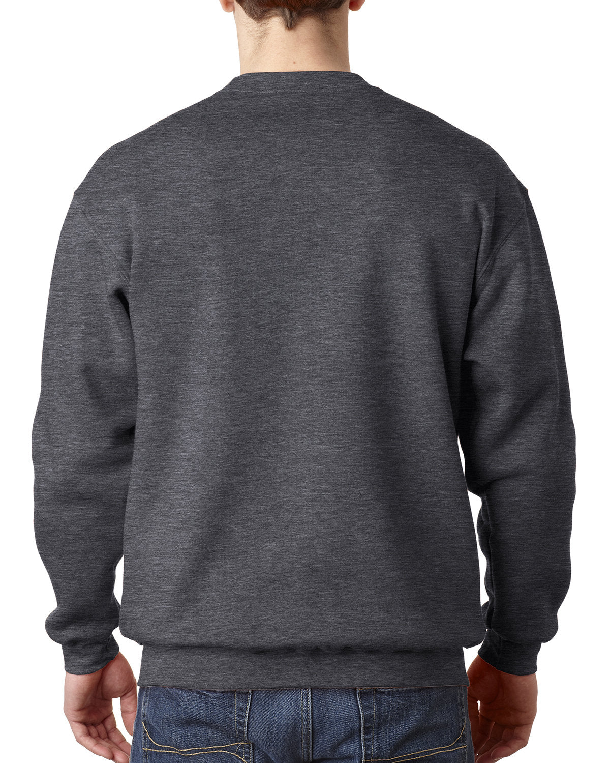 BA1102-Bayside-CHARCOAL HTHR-Bayside-Sweatshirts-2