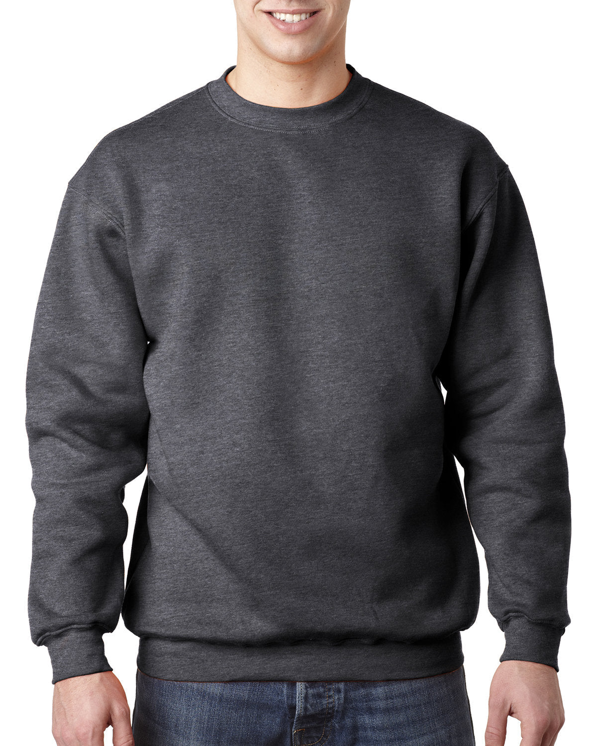 BA1102-Bayside-CHARCOAL HTHR-Bayside-Sweatshirts-1