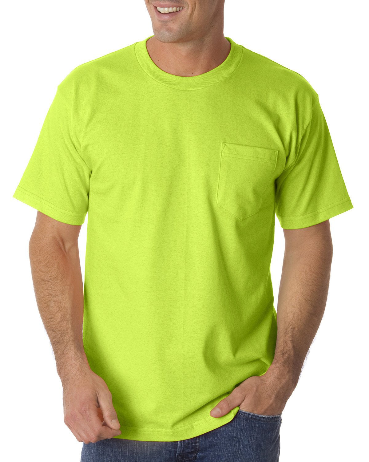 BA1725-Bayside-LIME GREEN-Bayside-T-Shirts-1