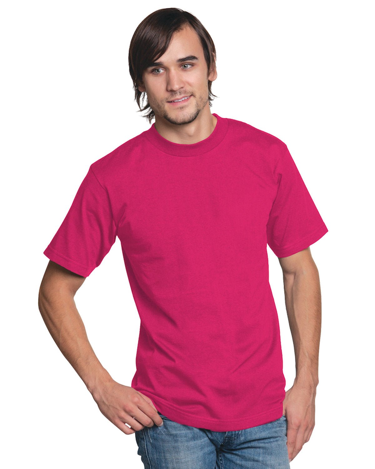 BA2905-Bayside-BRIGHT PINK-Bayside-T-Shirts-1