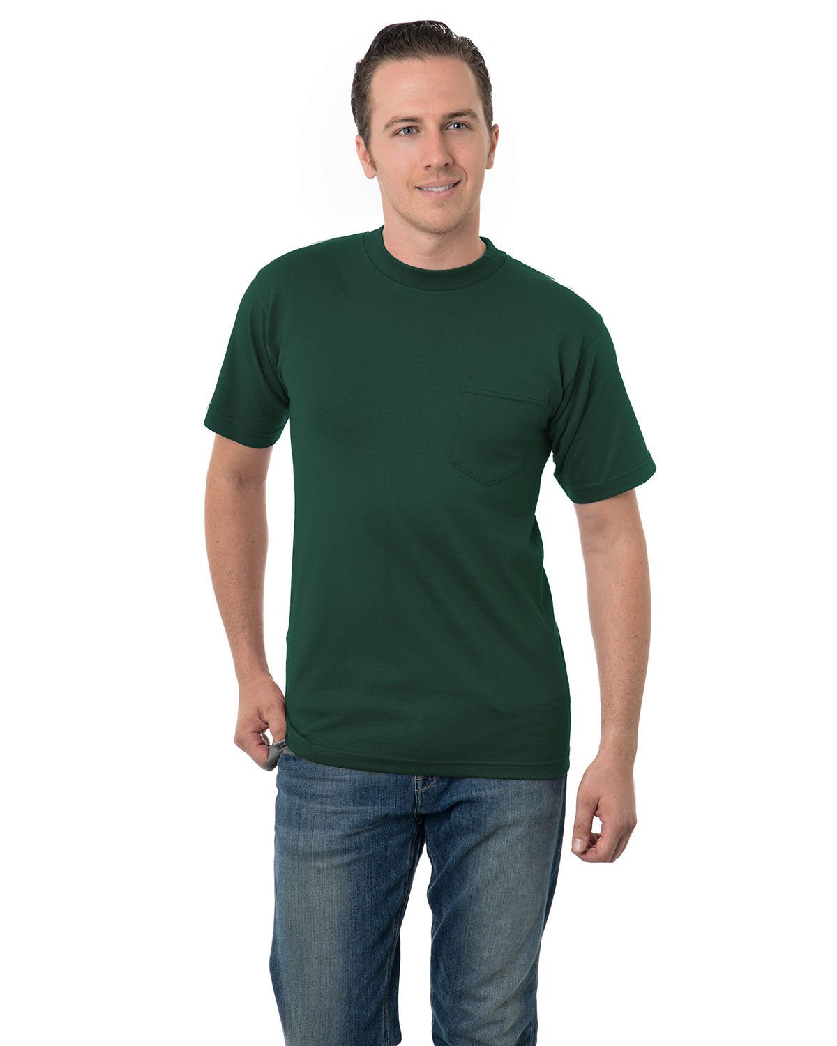 BA3015-Bayside-FOREST GREEN-Bayside-T-Shirts-1