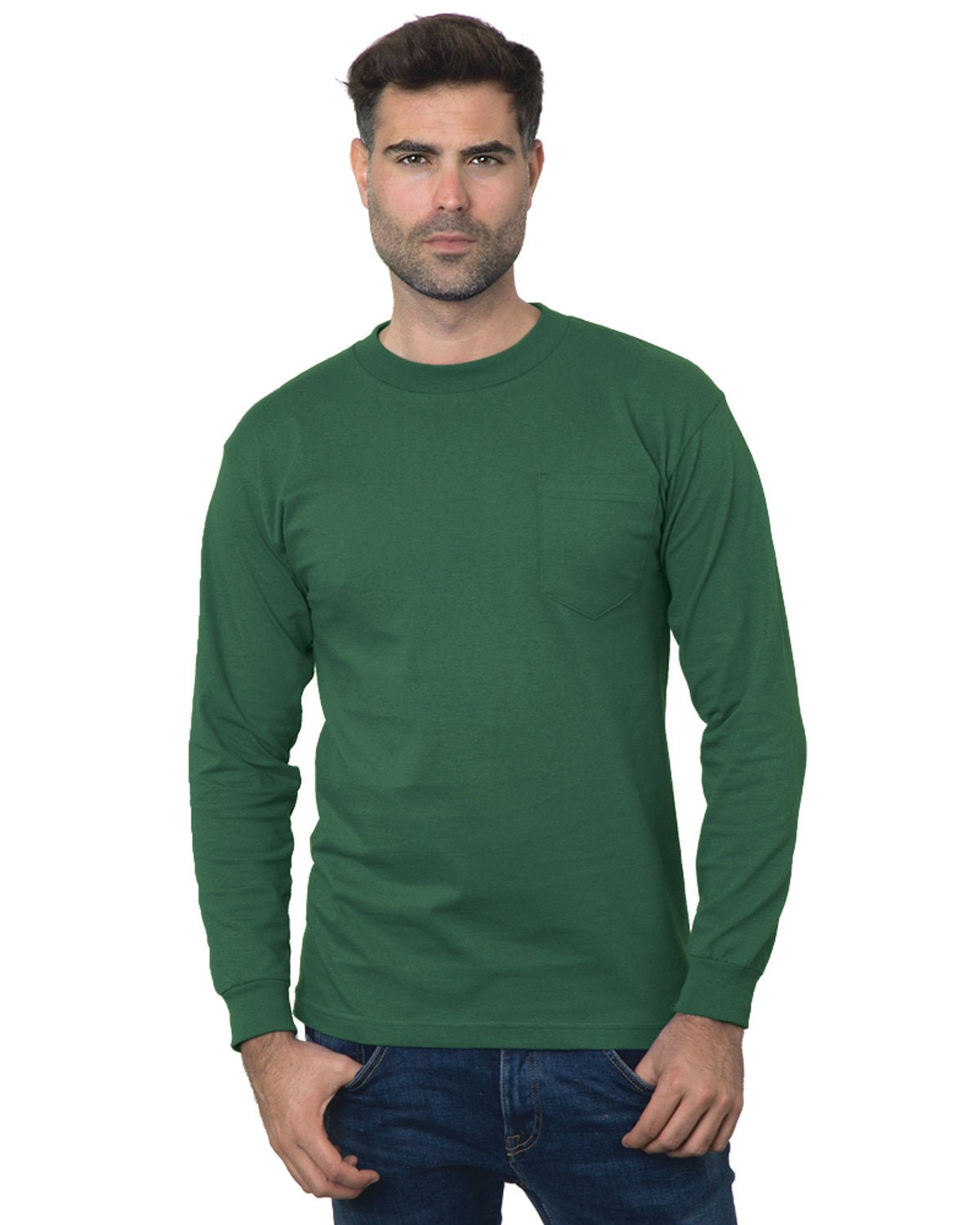 BA3055-Bayside-FOREST GREEN-Bayside-T-Shirts-1