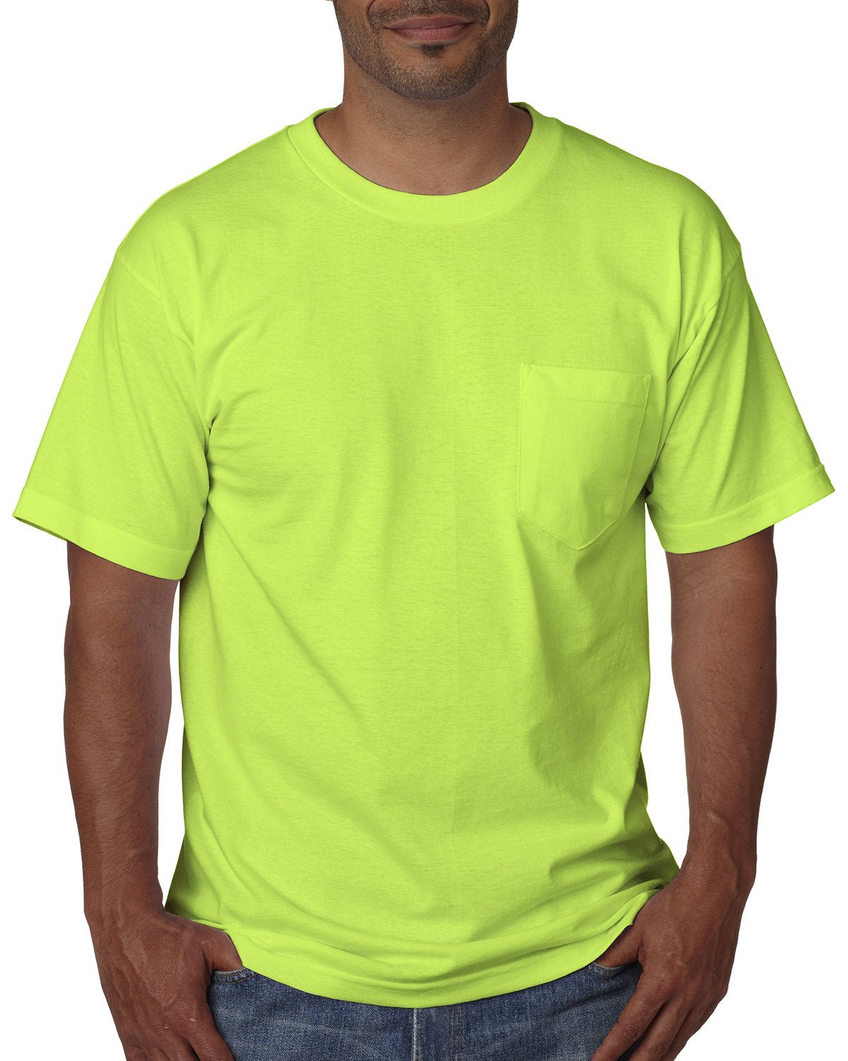 BA5070-Bayside-LIME GREEN-Bayside-T-Shirts-1