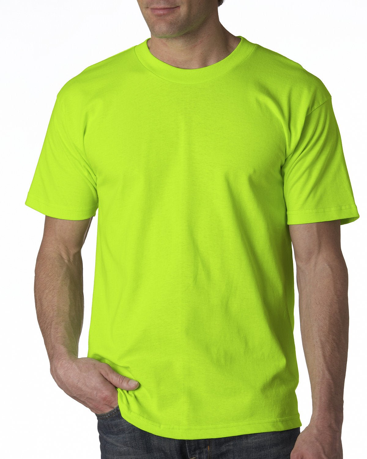 BA5100-Bayside-LIME GREEN-Bayside-T-Shirts-1