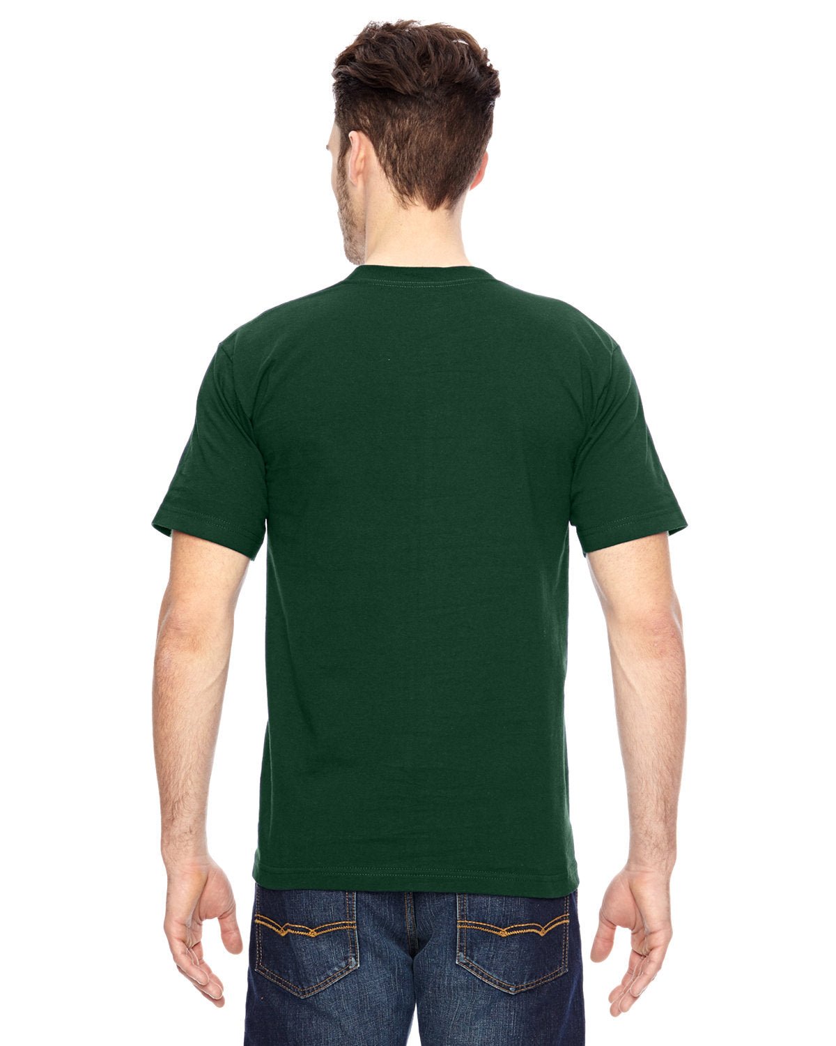 BA7100-Bayside-FOREST GREEN-Bayside-T-Shirts-2