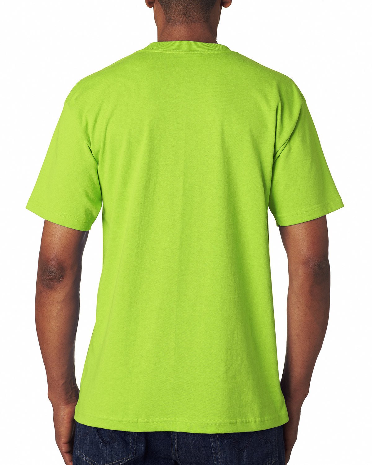 BA7100-Bayside-LIME GREEN-Bayside-T-Shirts-2