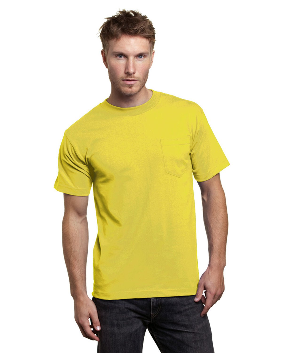 BA7100-Bayside-YELLOW-Bayside-T-Shirts-1