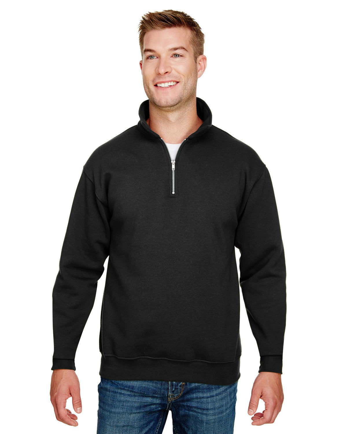 BA920-Bayside-BLACK-Bayside-Sweatshirts-1