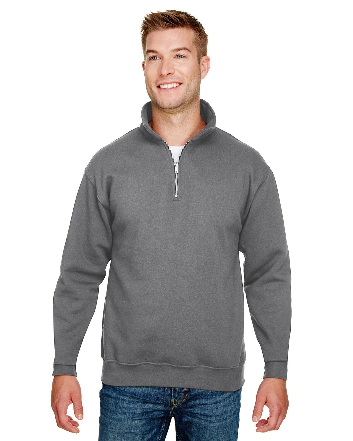 BA920-Bayside-CHARCOAL-Bayside-Sweatshirts-1