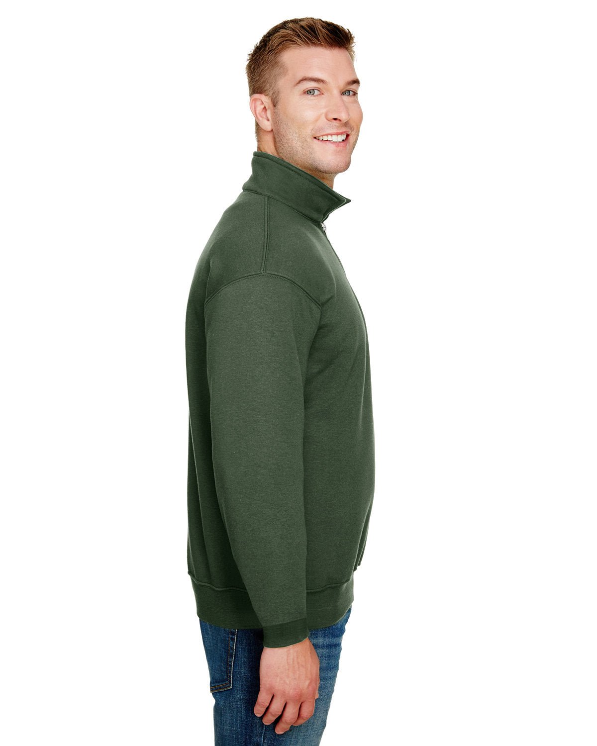 BA920-Bayside-HUNTER GREEN-Bayside-Sweatshirts-3