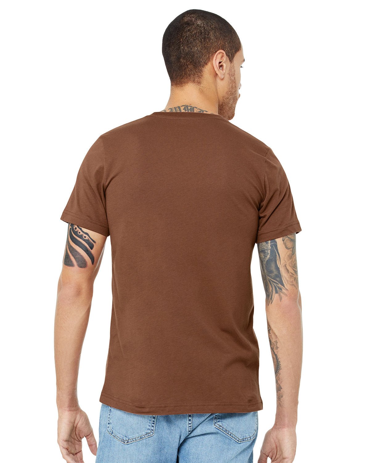 3001C-Bella + Canvas-CHESTNUT-Bella + Canvas-T-Shirts-2