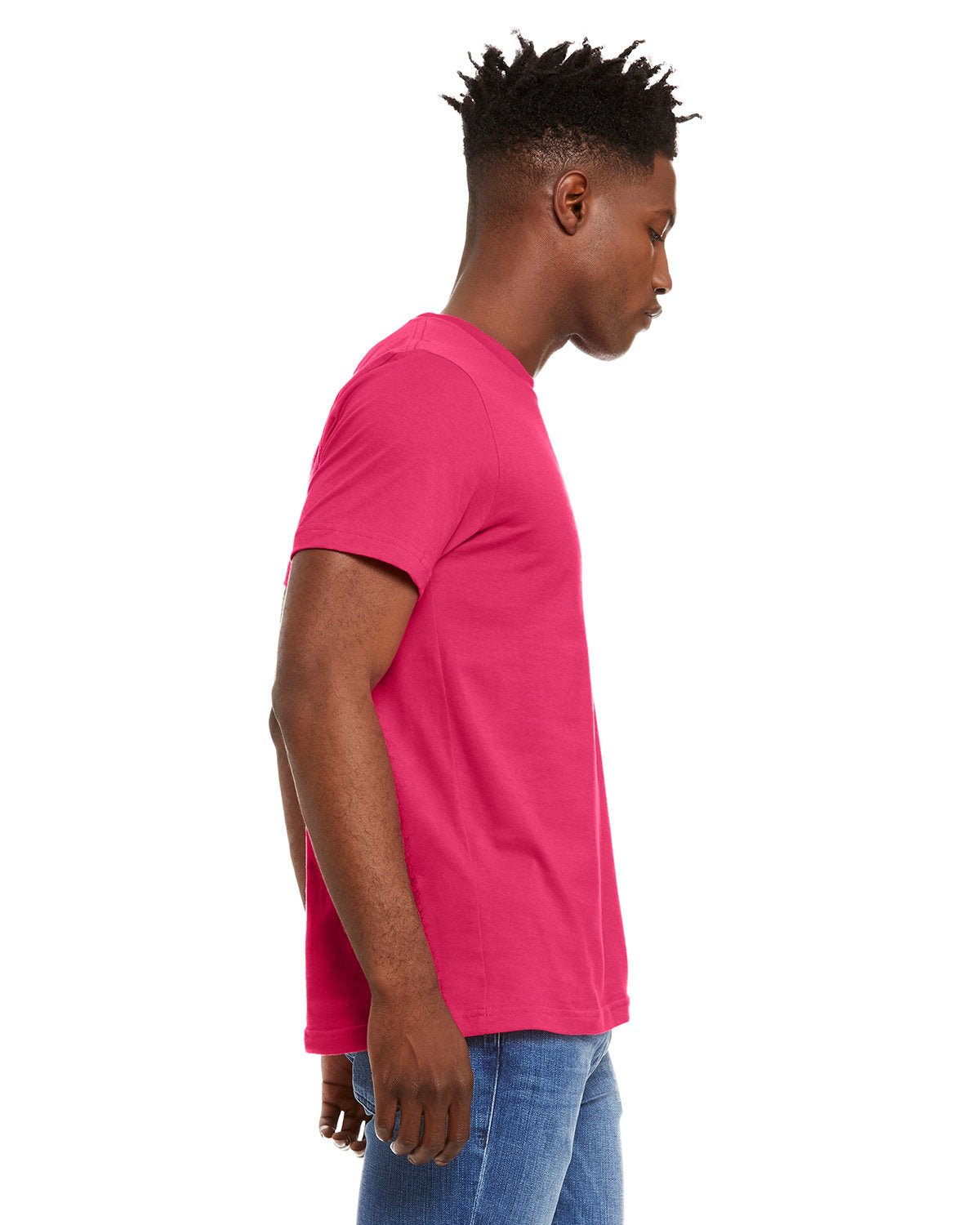 3001C-Bella + Canvas-FUCHSIA-Bella + Canvas-T-Shirts-3