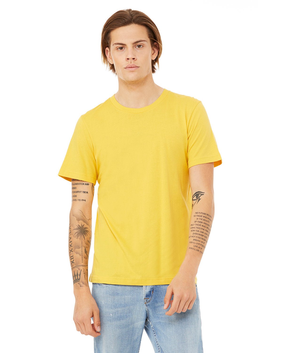 3001C-Bella + Canvas-MAIZE YELLOW-Bella + Canvas-T-Shirts-1