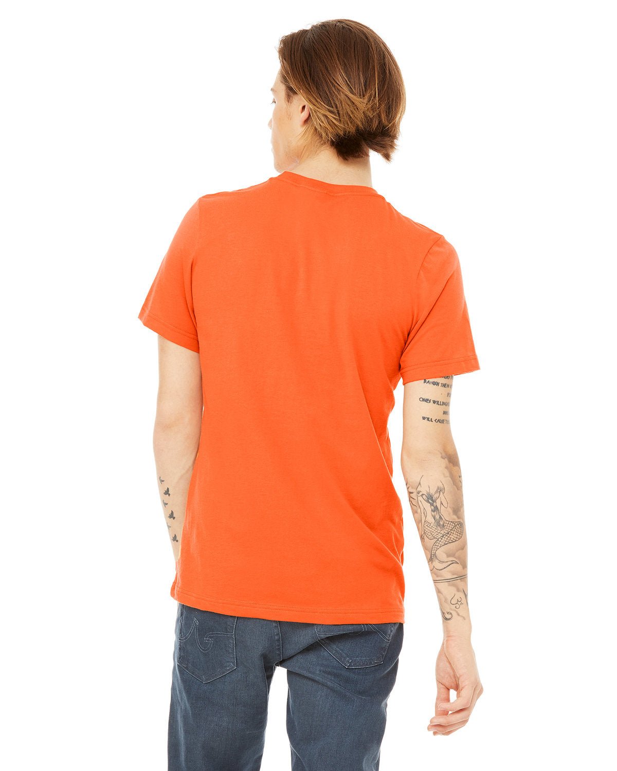 3001C-Bella + Canvas-ORANGE-Bella + Canvas-T-Shirts-2