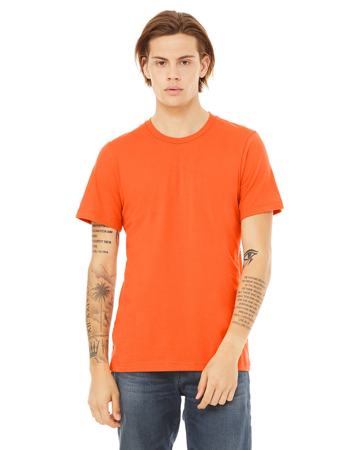 3001C-Bella + Canvas-ORANGE-Bella + Canvas-T-Shirts-1