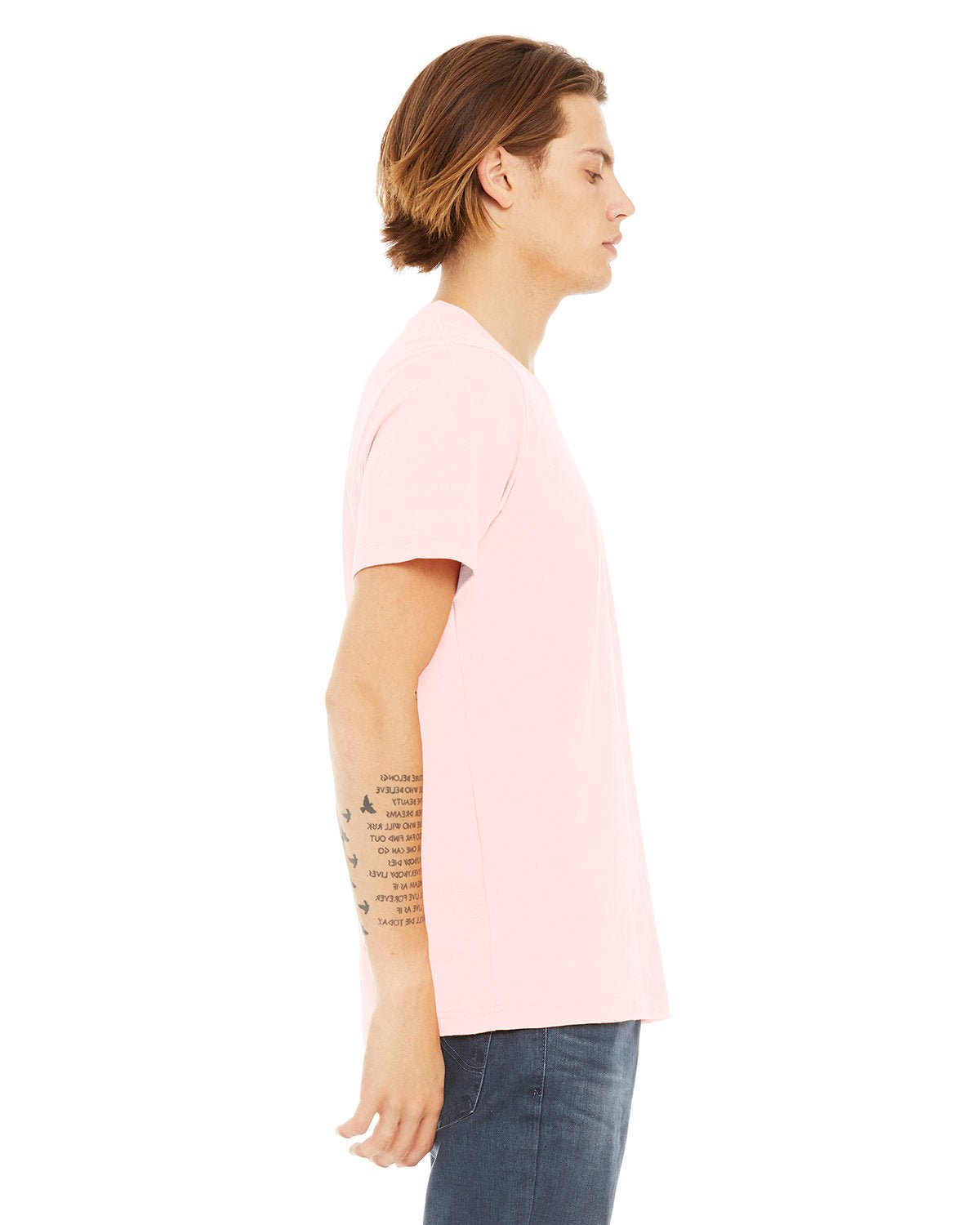 3001C-Bella + Canvas-SOFT PINK-Bella + Canvas-T-Shirts-3