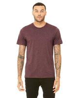 3001CVC-Bella + Canvas-HEATHER MAROON-Bella + Canvas-T-Shirts-1